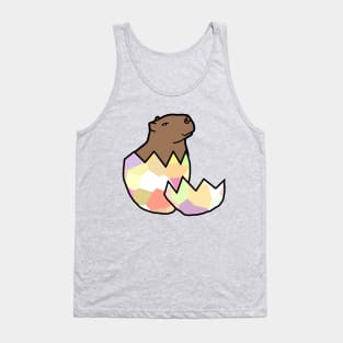 Capybara Hatching from Easter Egg Tank Top